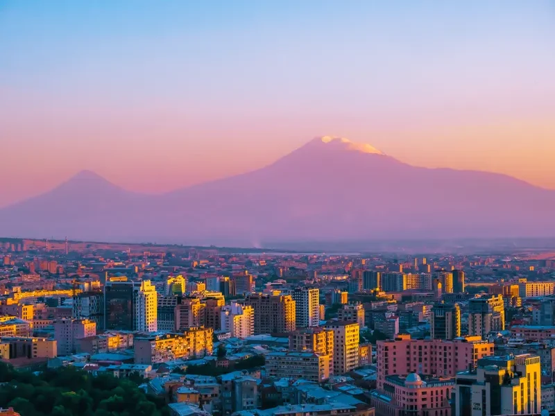 Armenia Eid Package 2026 Yerevan skyline with Mount Ararat