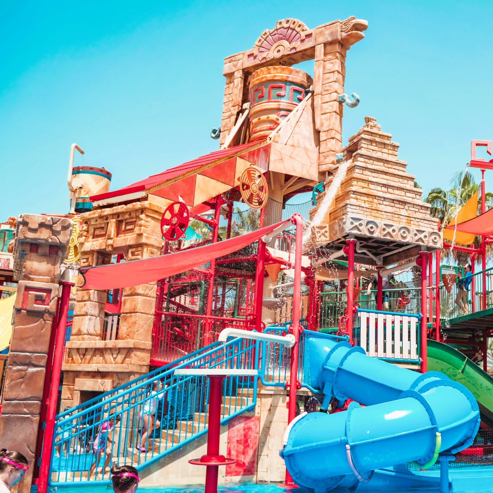 Yas Waterworld Abu Dhabi kids play area water attraction