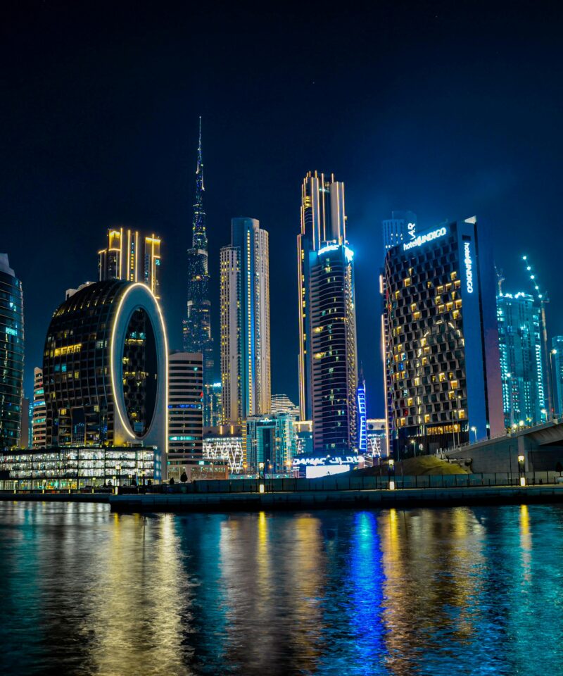 Dubai Frame ticket with glass bridge and skyline views