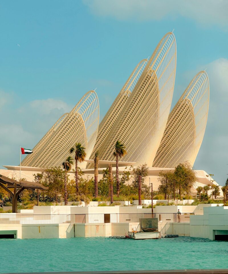 Louvre Abu Dhabi museum exterior dome architecture