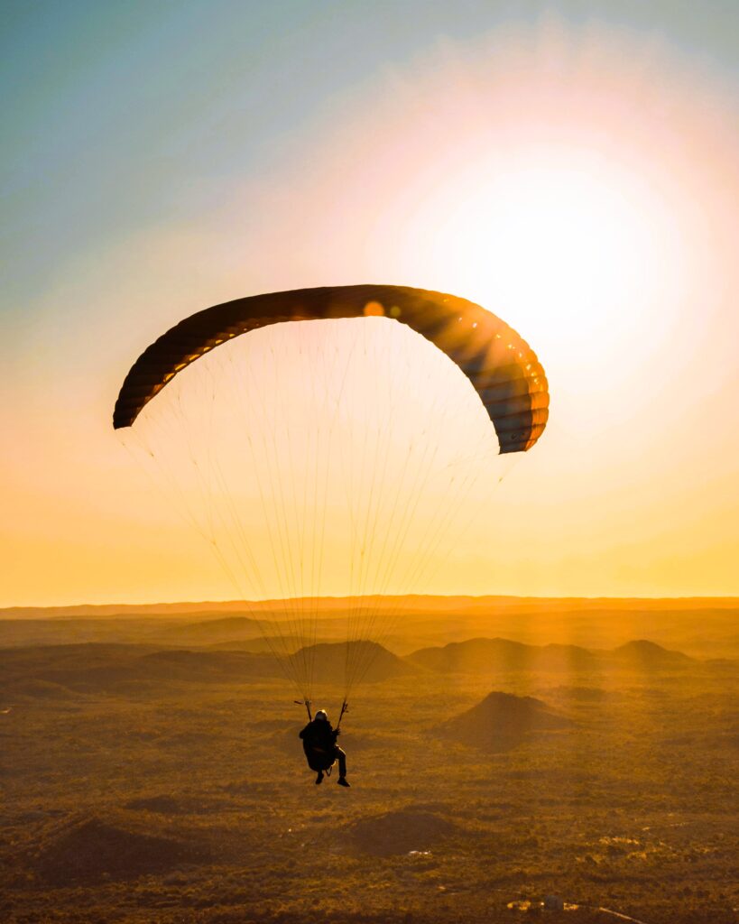 Paramotor desert flight Dubai thumbnail
