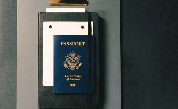 Passport and travel documents for UAE visit visa application